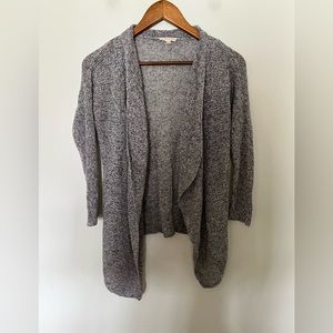 Eileen Fisher Linen Waterfall Cardigan Size PS